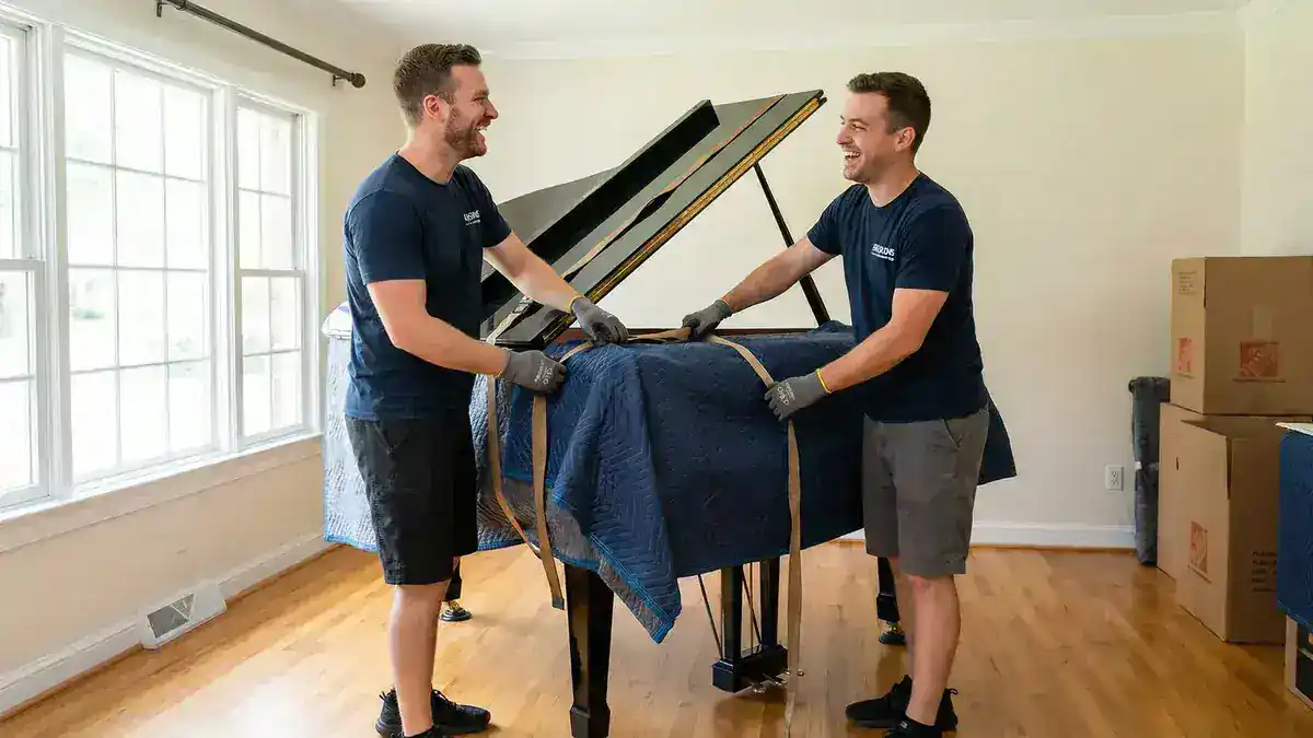 Vleugel inpakken voor transport